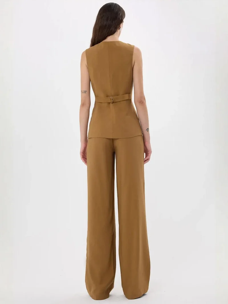 HICCUP High-Waist Wide-Leg Pants