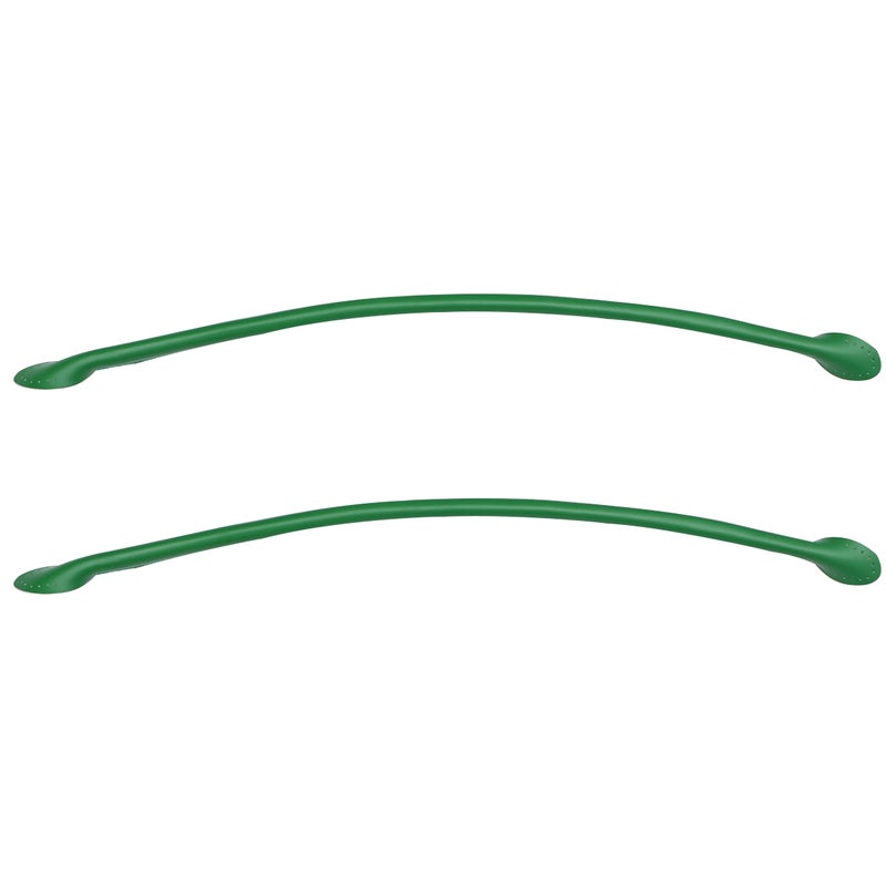 1 Pair 40cm Leather Handbag Handles DIY Sewing Tote Bag Replacement Flap End Strap Thicken Sewing (Green) - Image 5