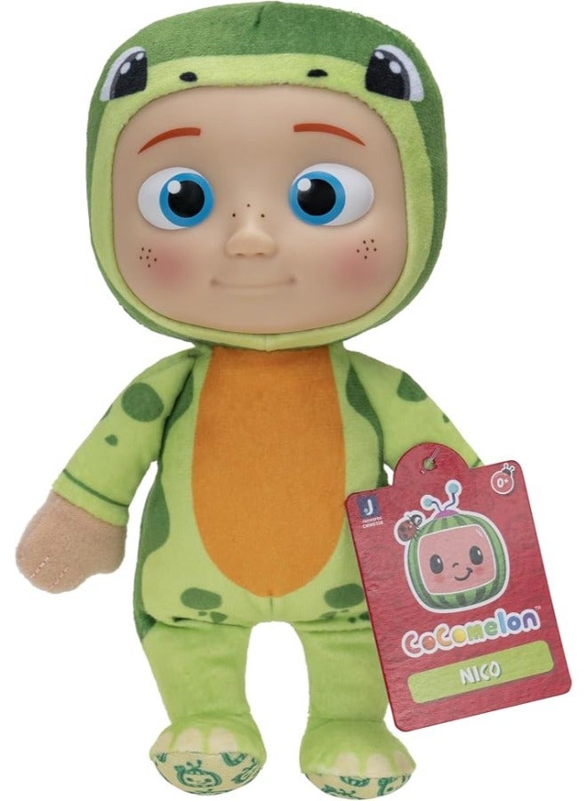 Cocomelon Little Dino Nico Plush Toy, 8-Inch Size - Image 1