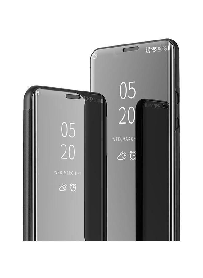 اس-توب جراب لهاتف iPhone 14 Plus، جراب هاتف جلدي أفقي قابل للطي مع حامل، مرآة مطلية - Image 3