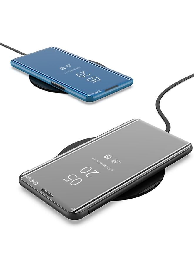 اس-توب جراب لهاتف iPhone 14 Plus، جراب هاتف جلدي أفقي قابل للطي مع حامل، مرآة مطلية - Image 5