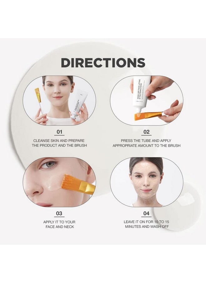 Proot - Skin Tightening All-In-One Wash Off Face Lifting Mask with Hyalpol Matrix Age-Defying Formula | Tube-Type, Long-Lasting Mask | Natural, Cruelty-free, Travel Friendly - Image 1
