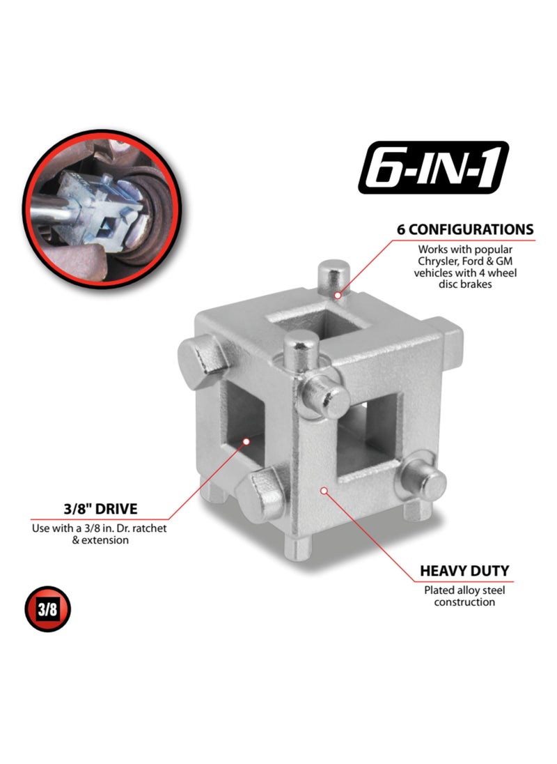 Performance Tool Performance Tool W80621 3/8-Inch Drive Disc Brake Piston Tool  - Image 2