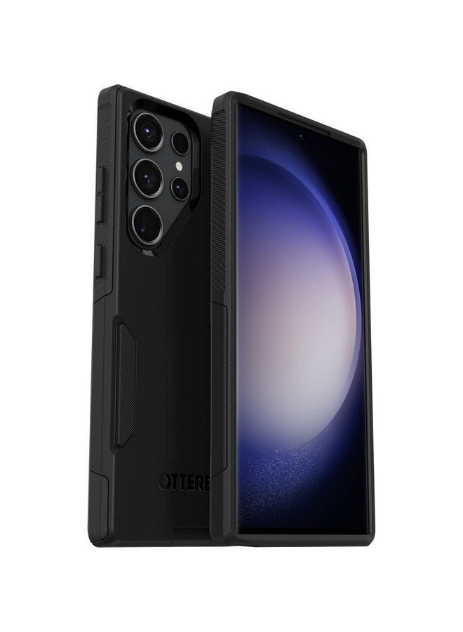 أوتربوكس جراب OtterBox Galaxy S23 Ultra Commuter Series - أسود، نحيف ومتين، مناسب للجيب، مع حماية للمنافذ - Image 1