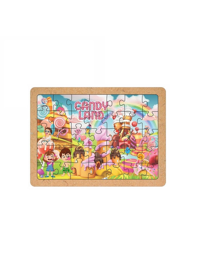 RATNA'S Ratnas Wooden Floor Puzzle Candy Land 35 Pieces Jigsaw Puzzle Size 29.5 cm x 21.5 cm for Kids 3+ Years - Image 3