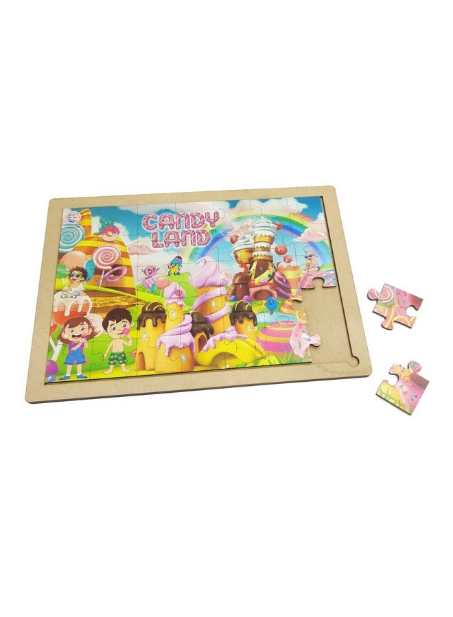 RATNA'S Ratnas Wooden Floor Puzzle Candy Land 35 Pieces Jigsaw Puzzle Size 29.5 cm x 21.5 cm for Kids 3+ Years - Image 2