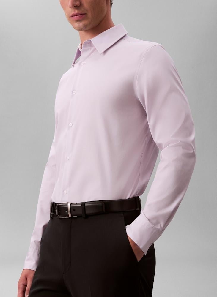 CALVIN KLEIN Casual Long Sleeve Slim Fit Shirt - Image 3
