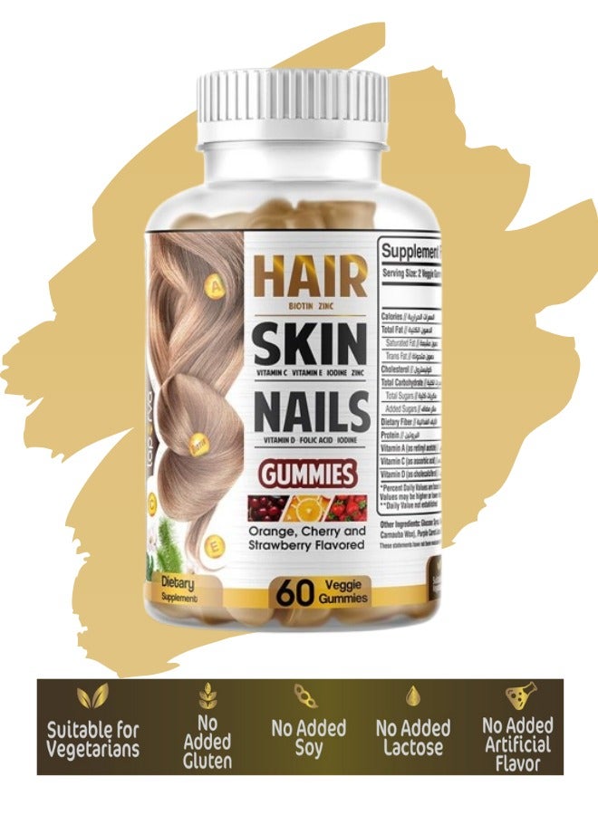 Laperva Hair, Skin, Nails - Beauty Gummies - 60 Gummies - Image 4
