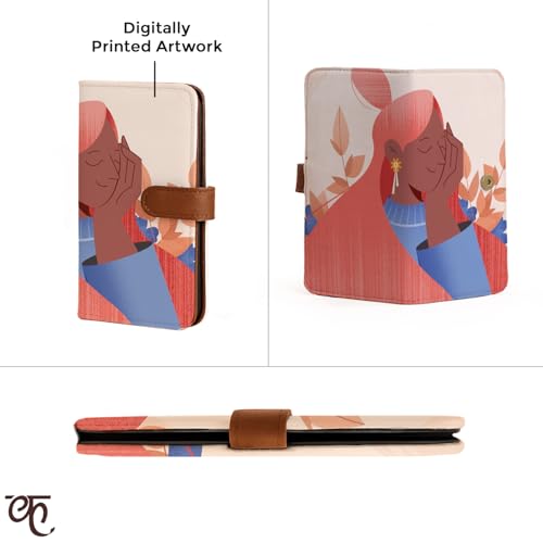 Kalankit Passport Wallet for Women | Vegan Leather Bi-Fold Long Wallet & Travel Purse | Valentine Gift for Her, Valentine Gifts for Women | Self-Love - Image 5