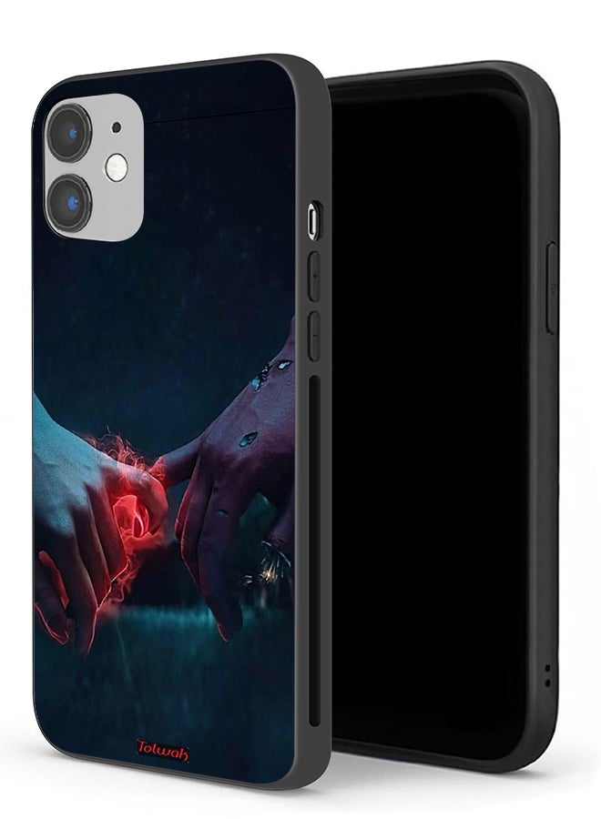 Tolwak Apple iPhone 12 mini Protective Case Burning Hands - Image 1
