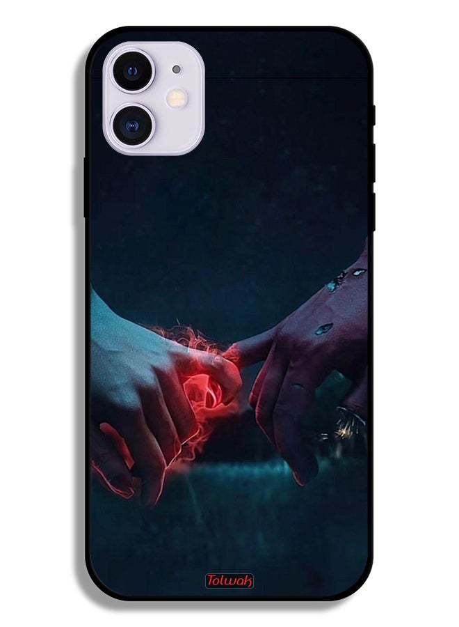 Tolwak Apple iPhone 12 mini Protective Case Burning Hands - Image 2