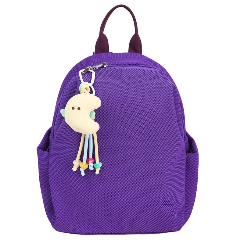 Korean Style Lightweight Backpack with Multiple Pockets, Large Capacity Commuter Bag - Image 1