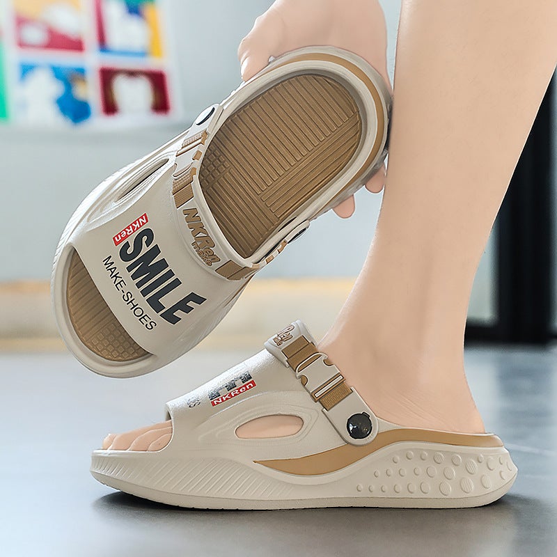 Slippers For Men Eva Sports Slippers Summer Non-Slip Beach Sandals Outdoor Leisure Large Size Trendy Slippers - Image 4
