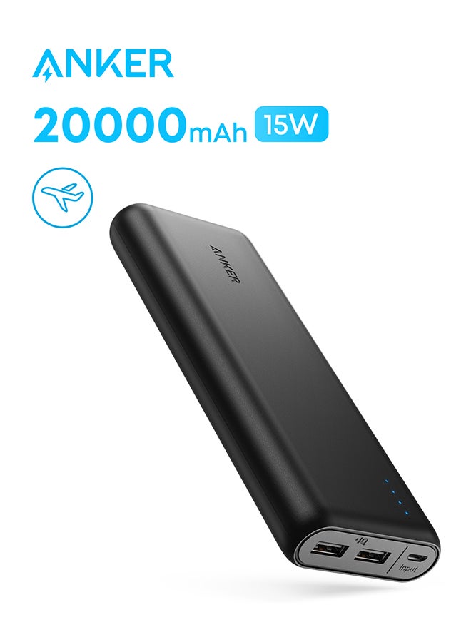 Anker PowerCore 20100mAh Portable Charger Ultra High Capacity Power Bank with 4.8A Output and PowerIQ Technology, External Battery Pack for iPhone, iPad & Samsung Galaxy & More (Black) - Image 1