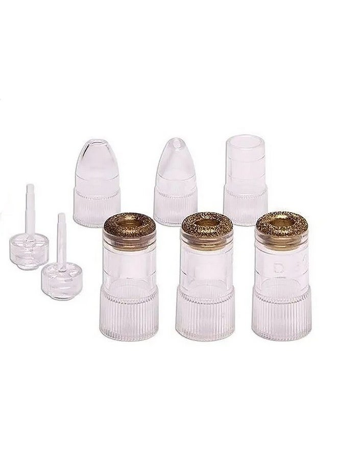 QiQiBaby Replacement Tips Filters Cottons F Diamond Microdermabrasion Vacuum Peeling Skin Rejuvenation(3 Diamond Tips + 3 Vacuum Head + 1 Bag Cotton Filter + 1 Bag Sponge?  - Image 3
