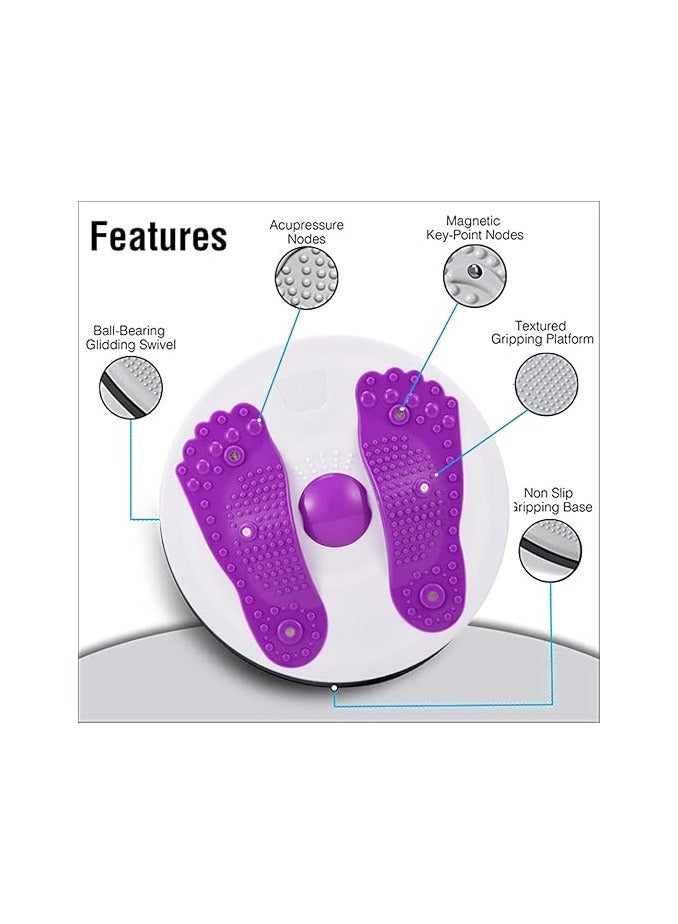 قرص تويست لتدريب الخصر وتدليك القدم من أجل اللياقة البدنية وفقدان الوزن معدات رياضية داخلية وخارجية - Image 3