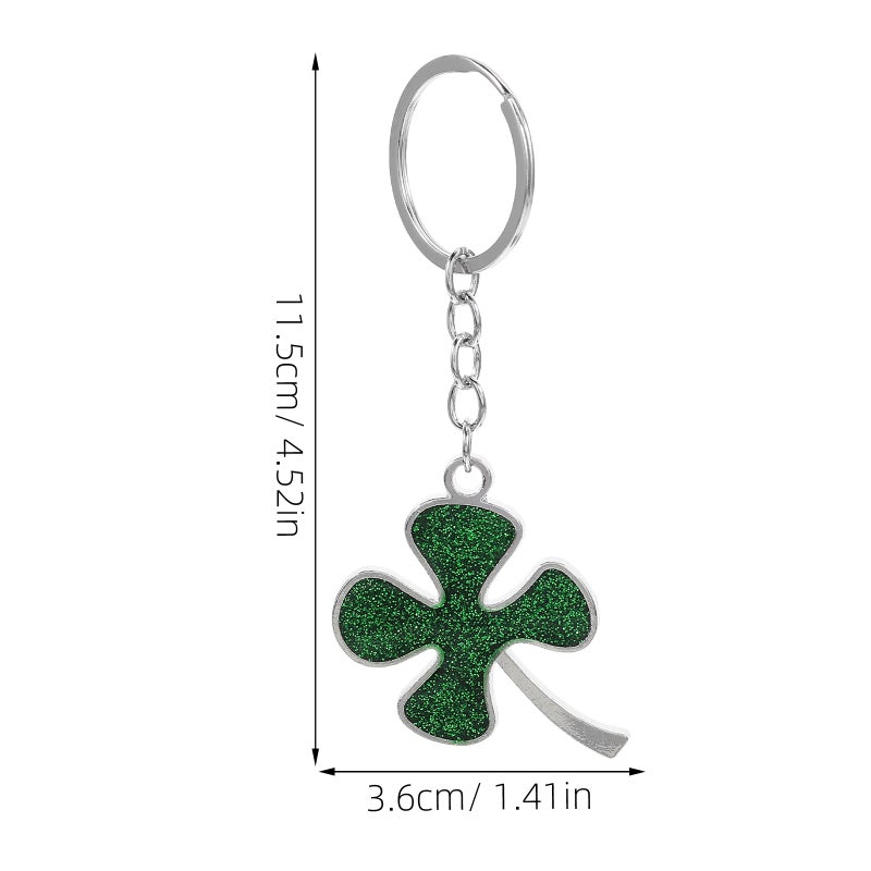Keychain Charm Pendant Keyring Key Luck Leaf Keychain Delicate Keychain Bag Hanging Ornament - Image 3