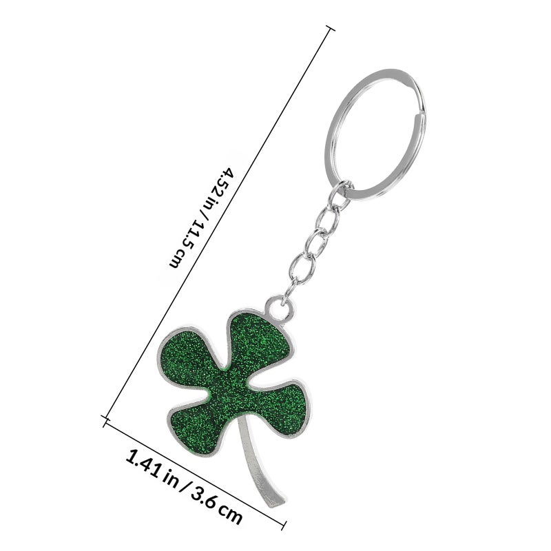 Keychain Charm Pendant Keyring Key Luck Leaf Keychain Delicate Keychain Bag Hanging Ornament - Image 2