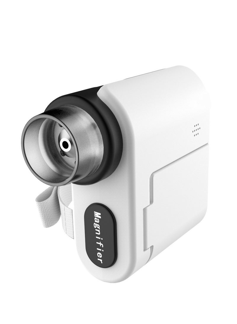 Portable Digital Microscope for Kids - HD Photo  Video Recording, Biology Experiment Observation Educational Toy (White - No Memory Card) - Image 1