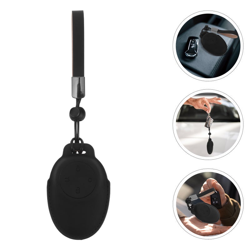 PU Car key Covers Car Key Protector Car Key Holder Key Sleeve Bags Car Key Bag Key Storage Covers Key Covers Competiable with - Image 1