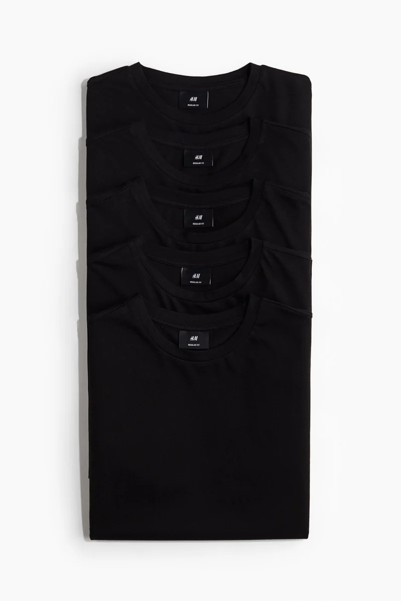 H&M 5-pack Regular Fit T-shirts