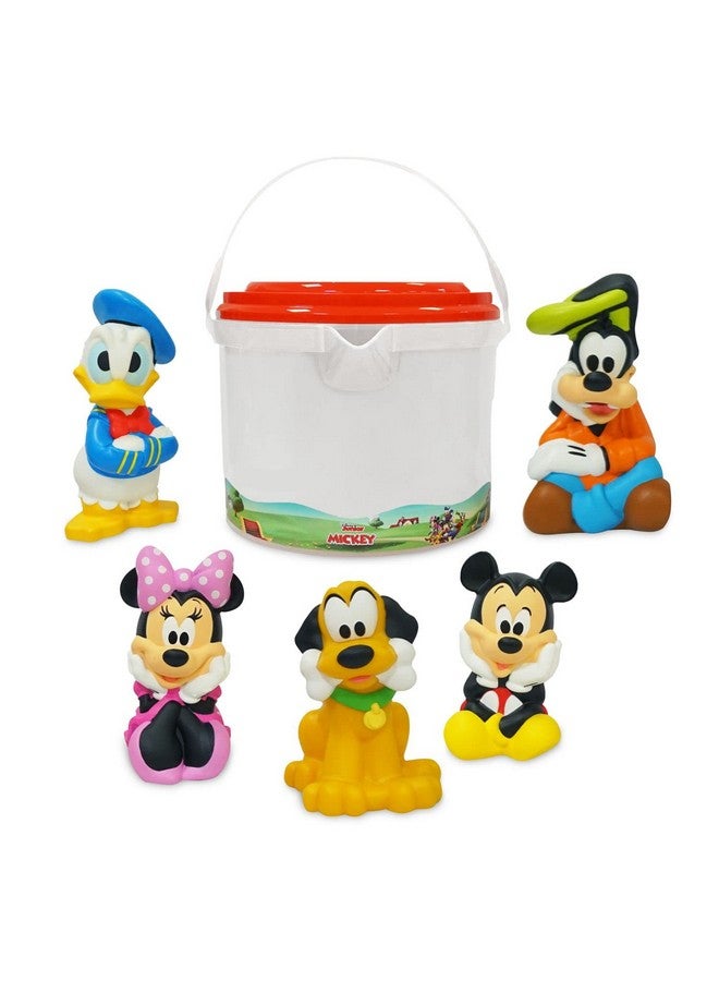 Disney Store Official Bath Set (Mickey and Friends) - Kids Bath Accessories with Beloved Disney Characters - Colorful and Fun Bath Time Essentials for Kids - Suitable for All Ages - Image 1