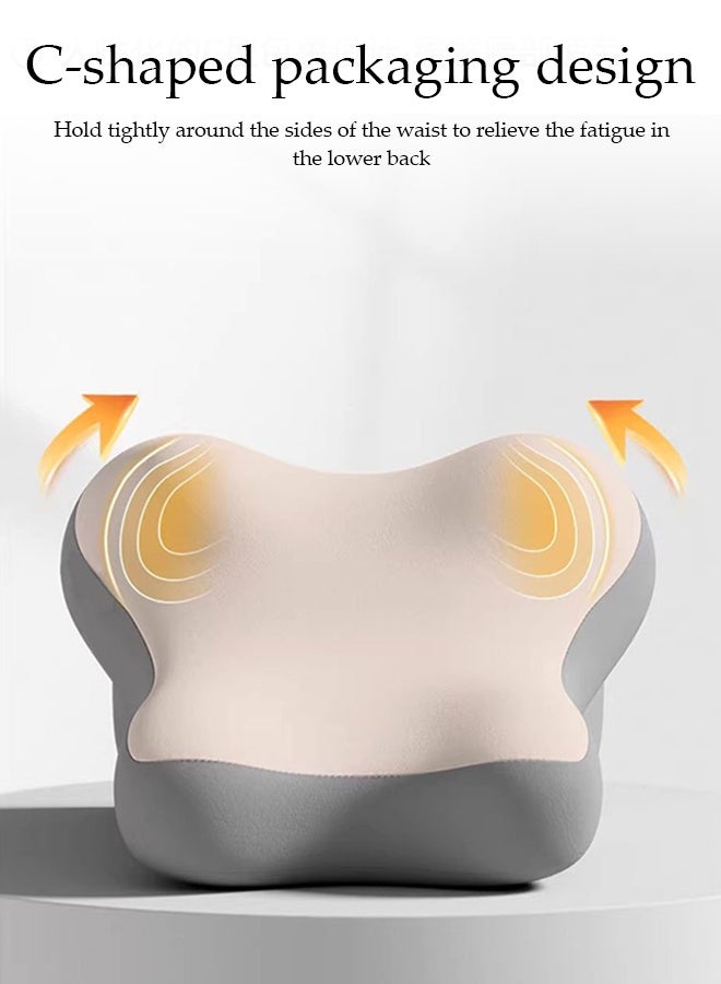 DUNISO Reading Pillow Large Bed Bedside Backrest Pillow Ergonomic Memory Foam Wedge Pillow for Headboard Lying Leaning and Prone Multi-Position Support Pillow Multi-functional Couch-Backrest Reading Pillow Adult Back Pillows for Reading Watching TV Gaming Relaxing - Image 5