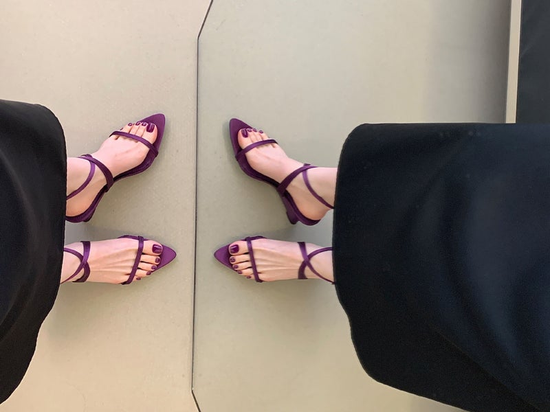 Women's Wedge Pointed Toe Sandals - Image 1