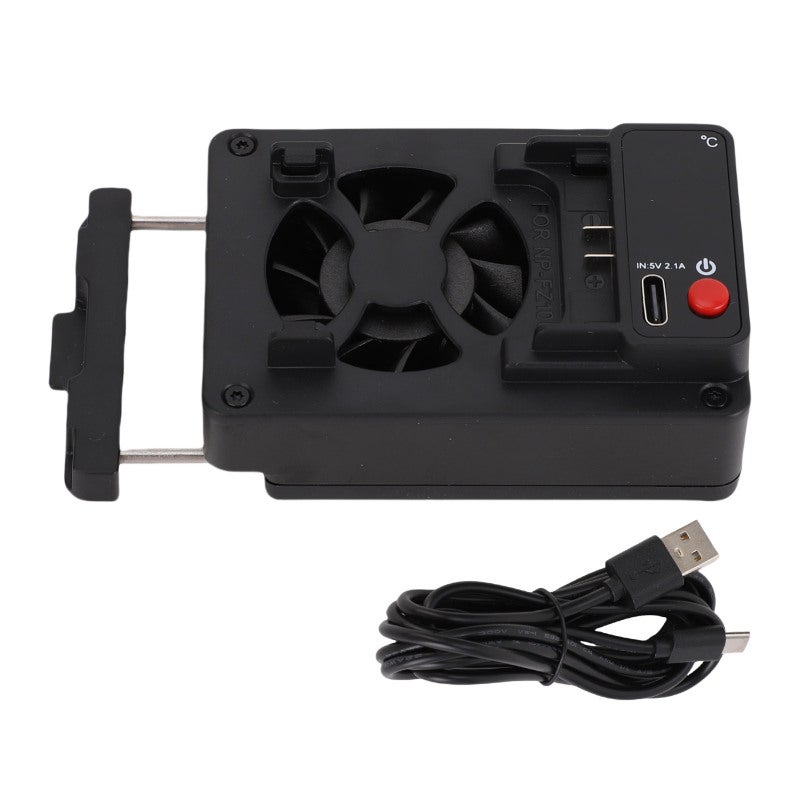 Camera Cooling Fan: Wide Compatibility Quiet Turbine Fan - Powerful Heat Dissipation Mirrorless Camera Cooler for Live Stream Vlogging Outdoor Studio Sessions - Image 1