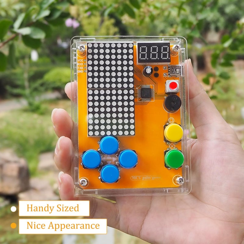 VOGURTIME DIY Solder Project Game Kit with 5 Retro Classic Games for Electronic Soldering Practice and Learning, Comfortable Acrylic Case and Handheld Size, Ideal Gift for Family and Friends by VOGURTIME - Image 2
