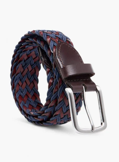 Lee Cooper Braided Belt with Pin Buckle Closure
