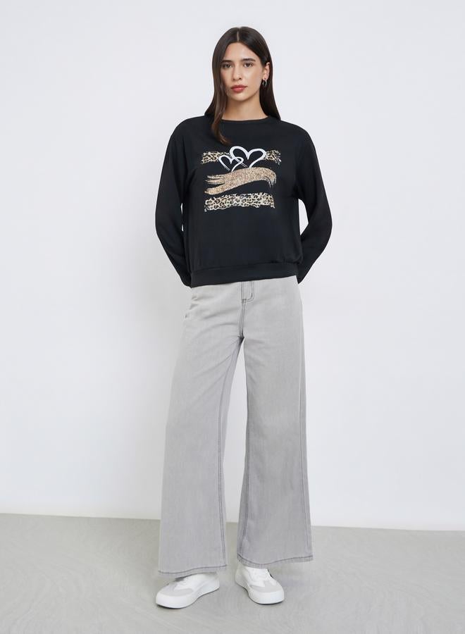 تايك تو تيشيرت بقصة عادية وأكمام طويلة - Image 2