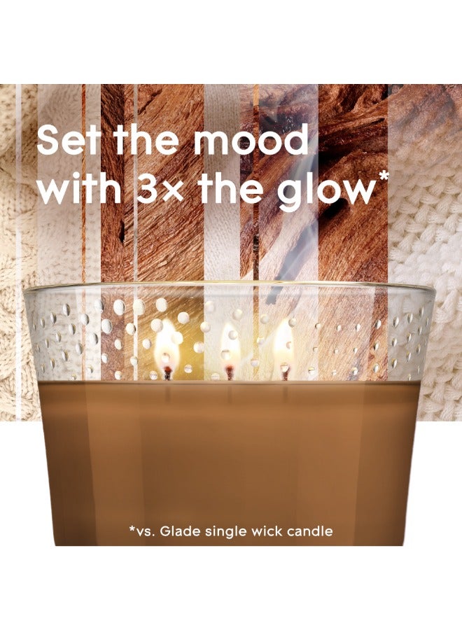Glade Comforting Cashmere Woods Candle 193g - Image 3
