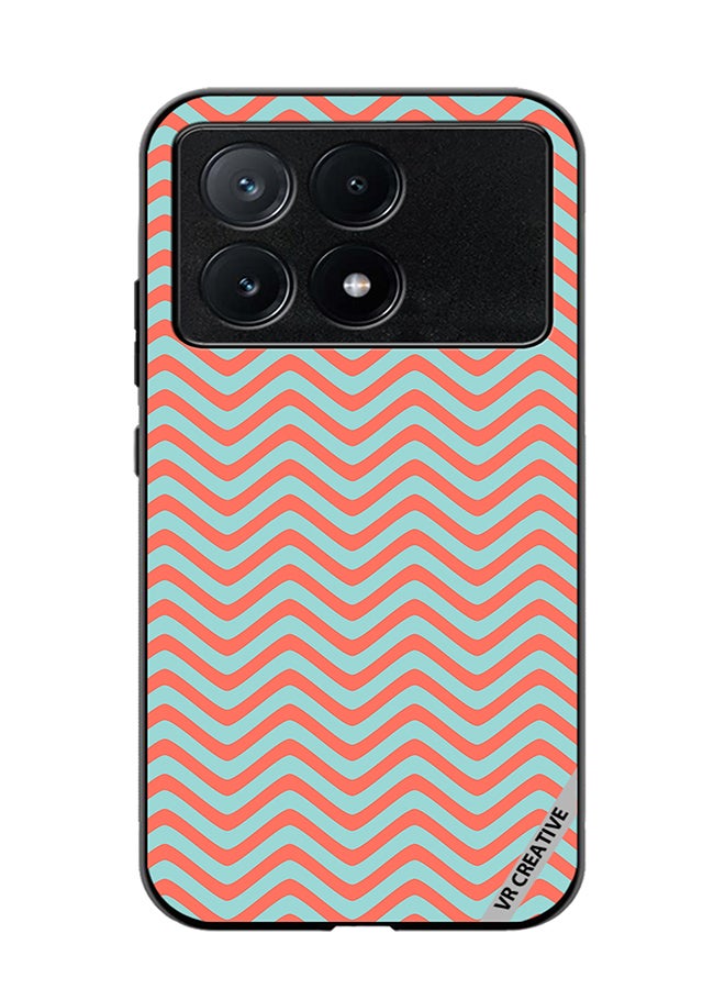 VR CREATIVE Protective Case Cover For Xiaomi Poco X6 Pro Strips Design Multicolour - Image 1
