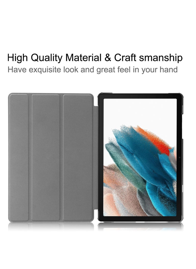Case for Galaxy Tab A9 Plus 11'' Tablet Multi-Viewing Angles All New PU Leather Smart Cover with Auto Sleep Wake Feature Slim Flip Shell Case (Blue)