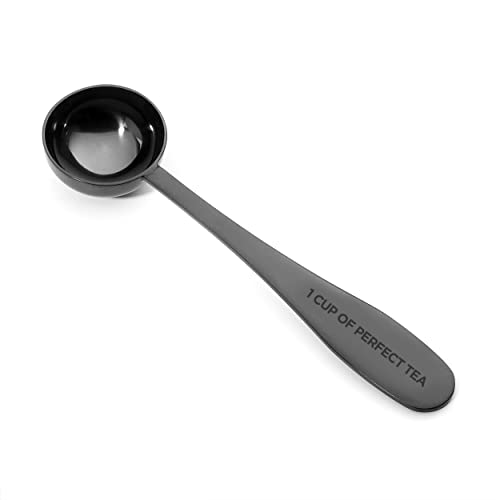 Pure Matcha Loose Leaf Tea Spoon Measure | One Cup of Perfect Tea | Stainless Steel Scoop (Black) - Image 5