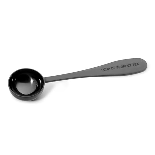 Pure Matcha Loose Leaf Tea Spoon Measure | One Cup of Perfect Tea | Stainless Steel Scoop (Black) - Image 4