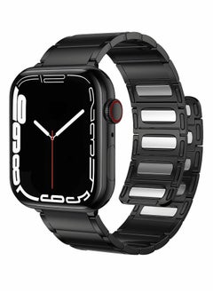 Y&D Metal Straps Compatible with Apple Watch 45mm/44mm, Magnetic iWatch Replacement Bands  - Image 1