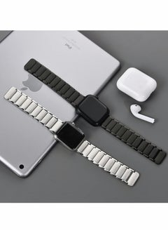 Y&D Metal Straps Compatible with Apple Watch 45mm/44mm, Magnetic iWatch Replacement Bands  - Image 3