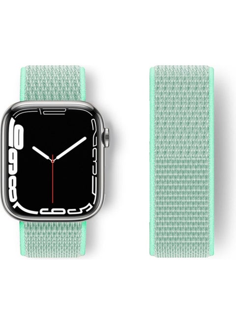 Apple Watch 38MM Mesh Velcro Band - Turquoise