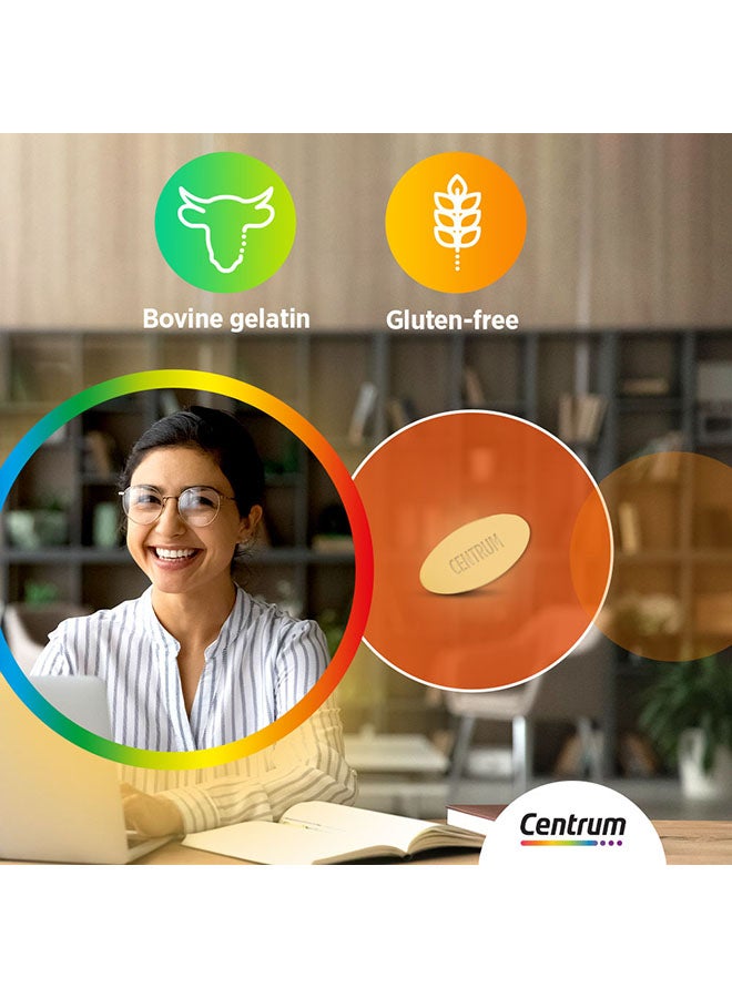 Centrum Energy Multivitamin with Ginseng and Gingko Biloba 100 Tablets - Image 5