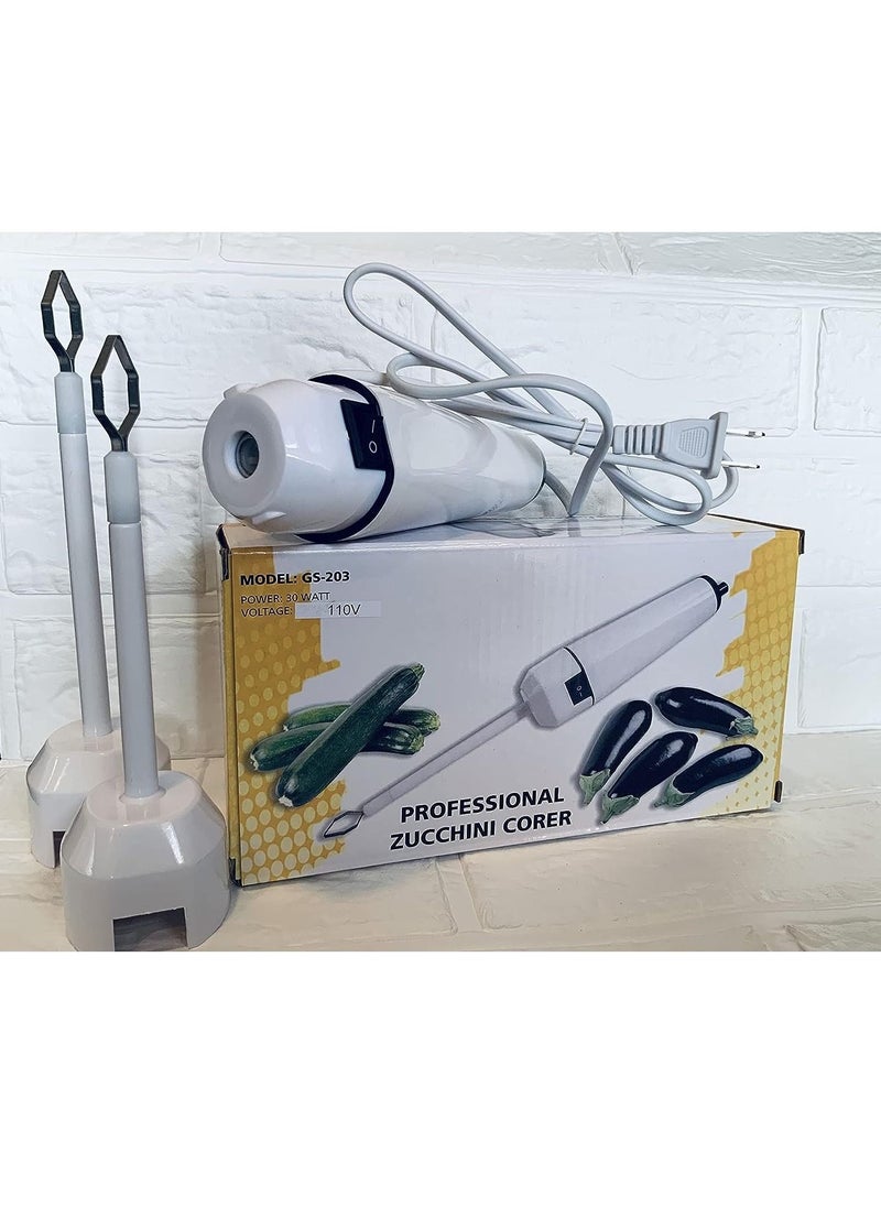 DubaiGallery Professional Electric veggie Vegetable Corer, Core Remover Tool for Zucchini, Squash, Tomato, Eggplant, Potato, Veggie Drill  - Image 1