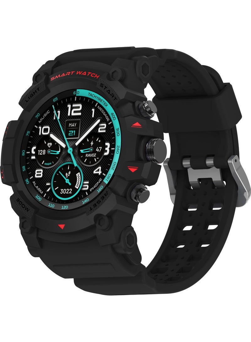 Ravoz Rizto RW04 Rugged Smartwatch with GPS positioning system AMOLED Display - Image 1
