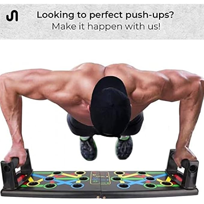 Bodyband Pushup Board For Men Push Up Board Fitness Equipment Push Up Bar For Home Gym Equipment For Men Pushup Board Women Push Up Stand Exercise Equipment Home Pushup Stand Pushup Bars Pushup Bar - Image 5