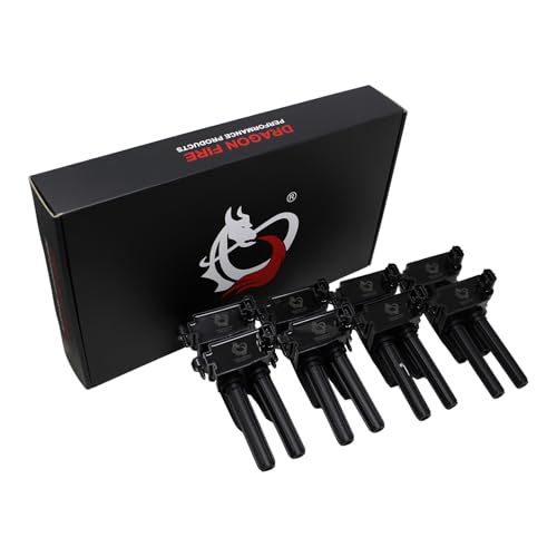 Dragon FIRE Performance 8pc Ignition Coil Pack Power Pack Compatible with 20052020 HEMI Dodge Chrysler Jeep Ram Challenger Charger 300 1500 More 47L 57L 59L 61L 64L V8 OEM Fit DFC10108