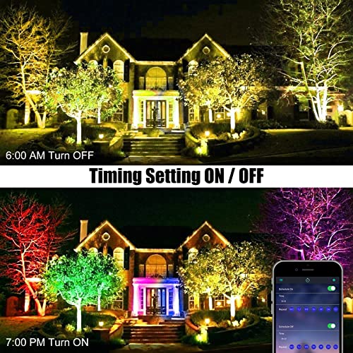 BOSITE 2 Pack 50W 96 LED RGB Light Bars Waterproof IP66 Smart APP/Remote Control Wall Washer Lights DIY 16 Millions Colors LED Light Bars for Room Stage Lighting Garden Outdoor Indoor - Image 3