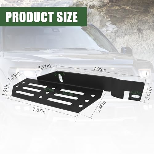 NORTHYUN Led Fog Lights Triple Mounting Brackets Compatible with Raptor 2015-2020 Ford F150 2Pcs - Image 4