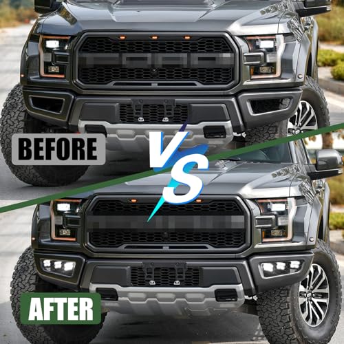 NORTHYUN Led Fog Lights Triple Mounting Brackets Compatible with Raptor 2015-2020 Ford F150 2Pcs - Image 3