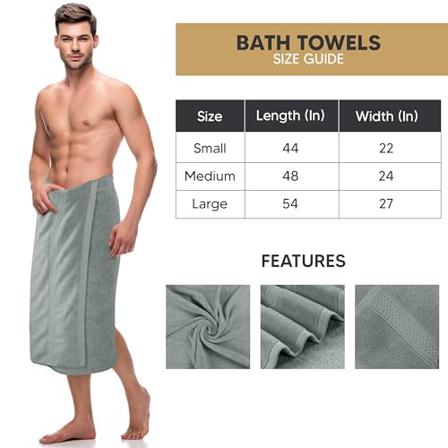 Utopia Towels 4 Pack Premium Bath Towels Set, 27 by 54 Inches, 100% Ring Spun Cotton 600GSM, Lightweight and Highly Absorbent Quick Drying Towels, Perfect for Daily Use, Cool Grey - Image 2