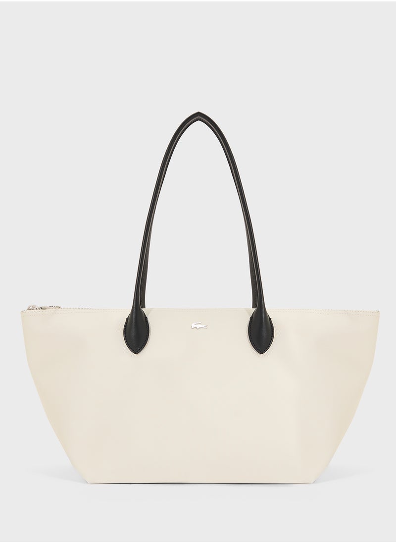 LACOSTE - Essentials Top Handle Zip Over Tote - Image 1